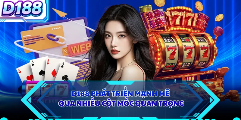 D188 phát triển mạnh mẽ qua nhiều cột mốc quan trọng