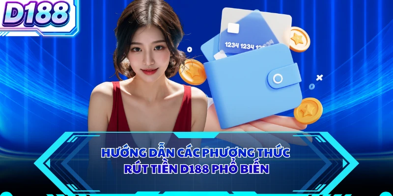 Hướng dẫn các phương thức rút tiền D188 phổ biến 