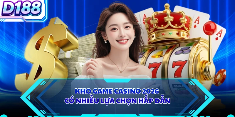 Kho game casino 2026 có nhiều lựa chọn hấp dẫn